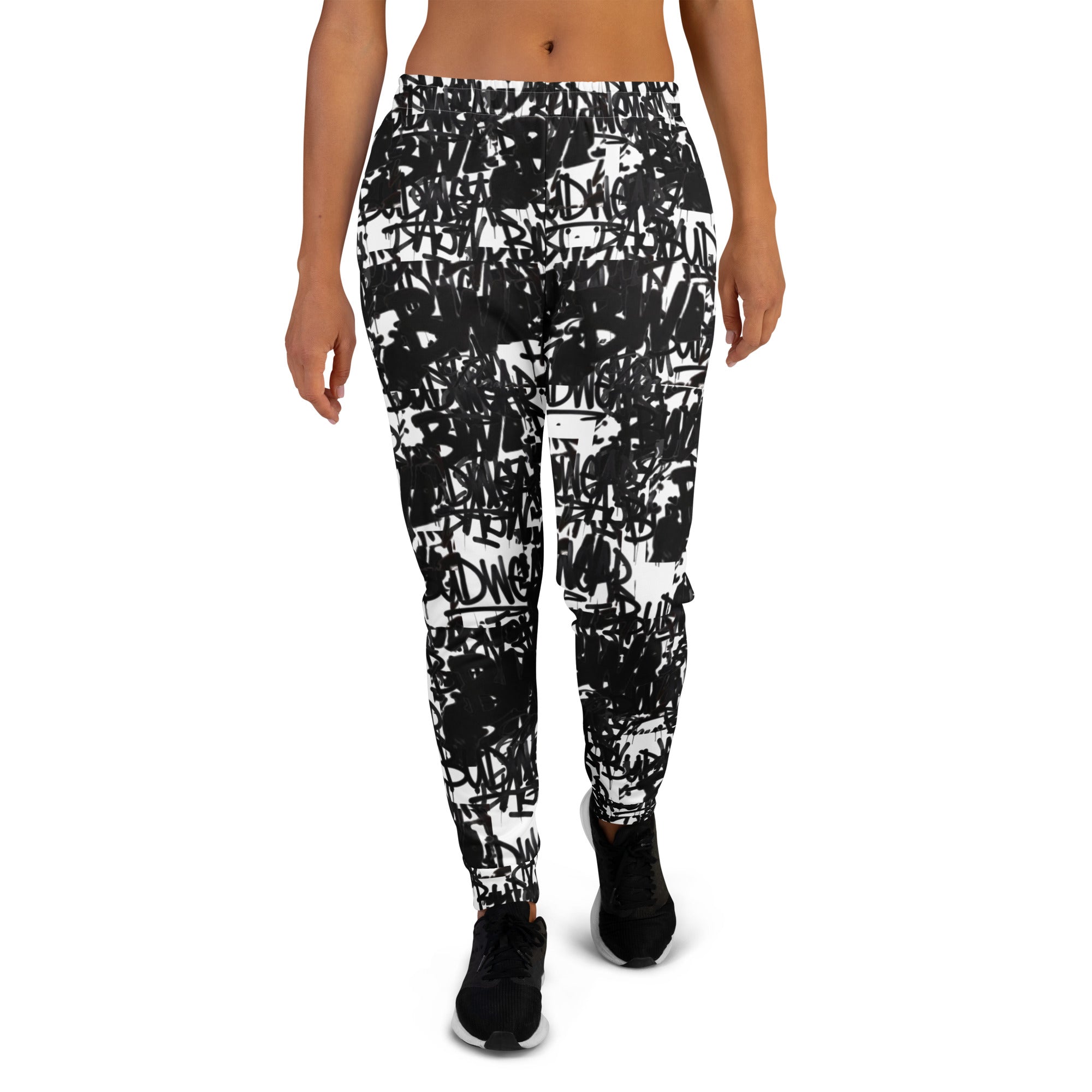 Signature BudWear women's botanical print joggers, relaxed fit sweatpants